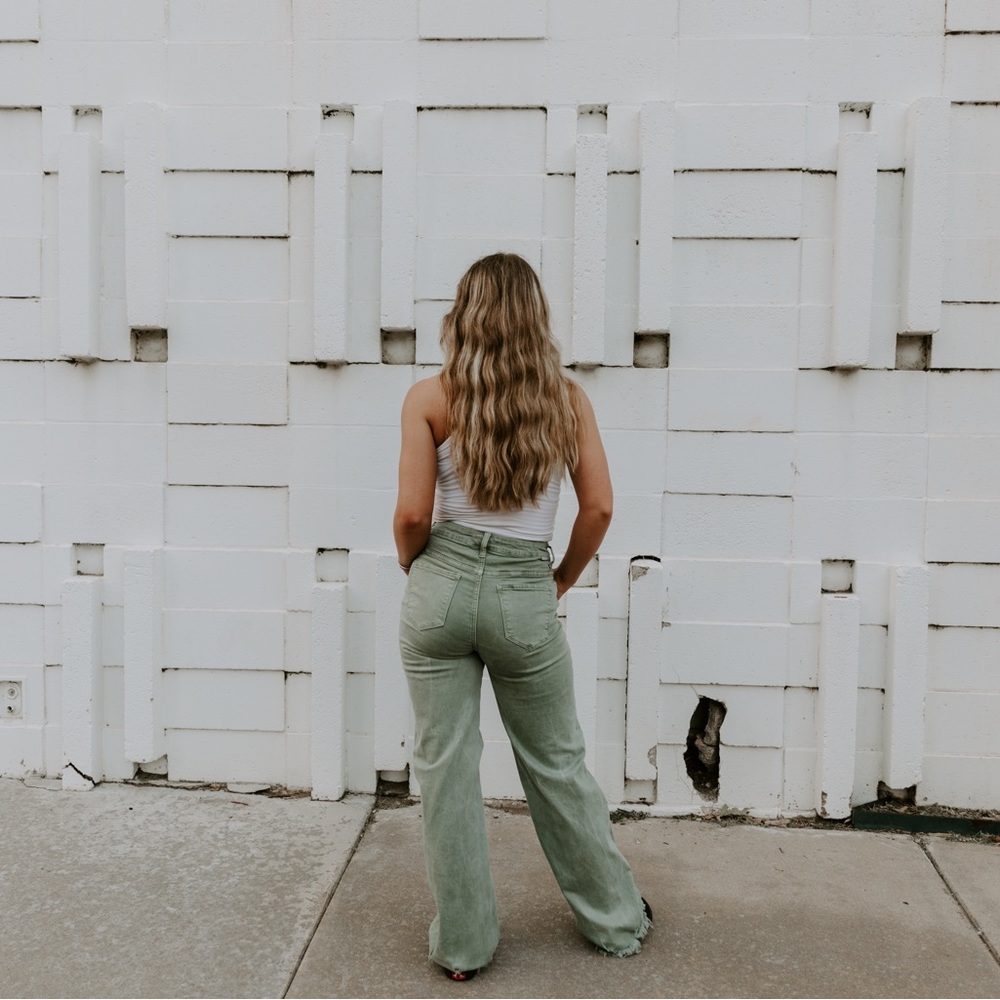 The Huck - Green Jeans